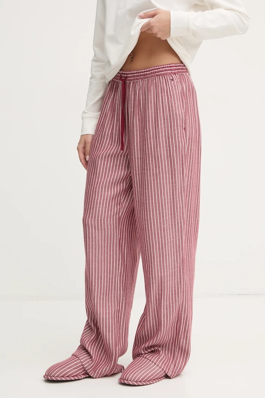Πιτζάμα Tommy Hilfiger μπορντό UW0UW04853