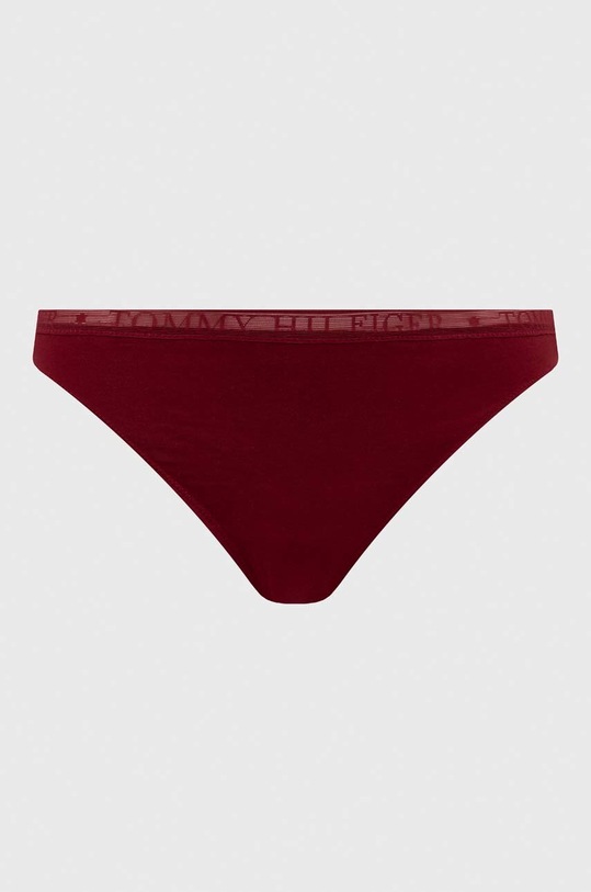 Tommy Hilfiger stringi 3-pack UW0UW04890 bordowy AW23