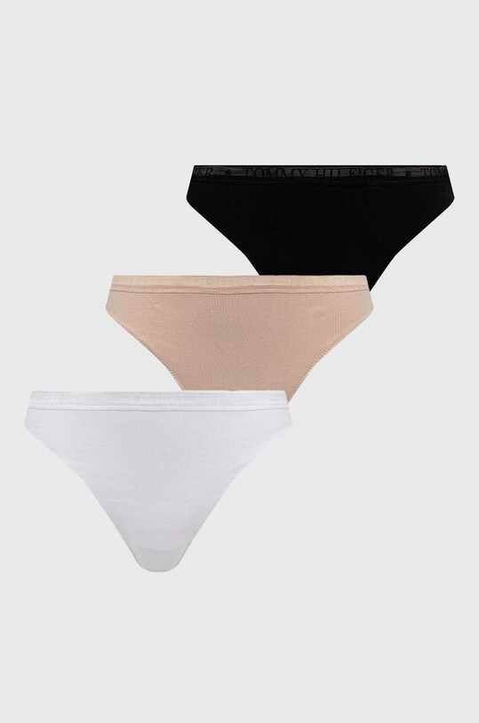 Стринги Tommy Hilfiger 3-pack трикотаж барвистий UW0UW04890