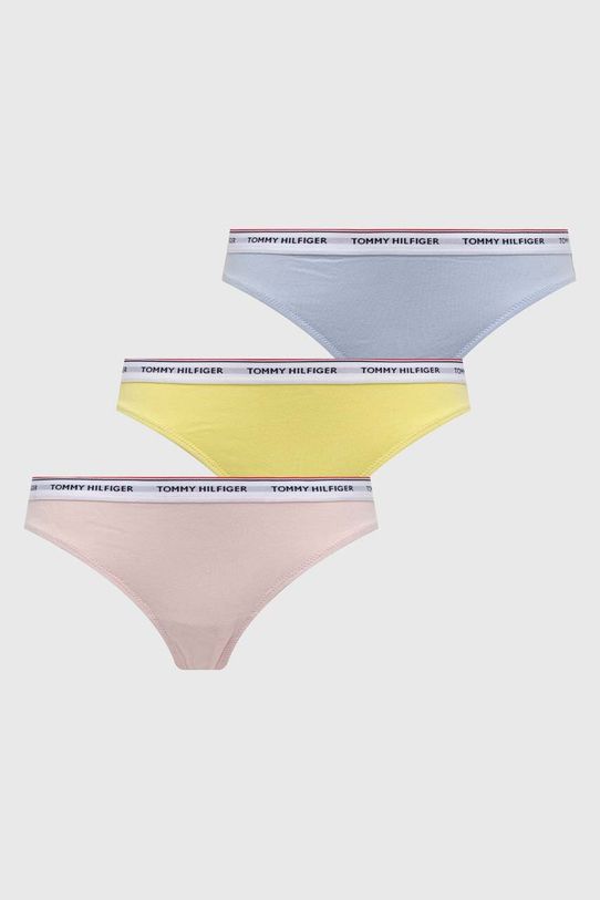 Tommy Hilfiger tanga 3-pack tanga roz UW0UW04894