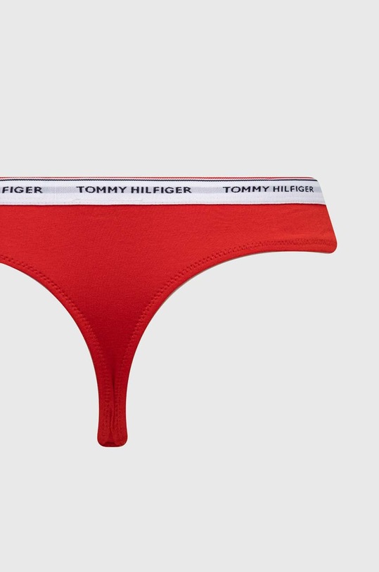 Tanga Tommy Hilfiger 3-pack UW0UW04894 červená