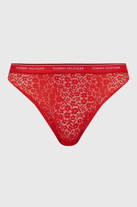 Tommy Hilfiger stringi 3-pack UW0UW04896 czerwony AA00