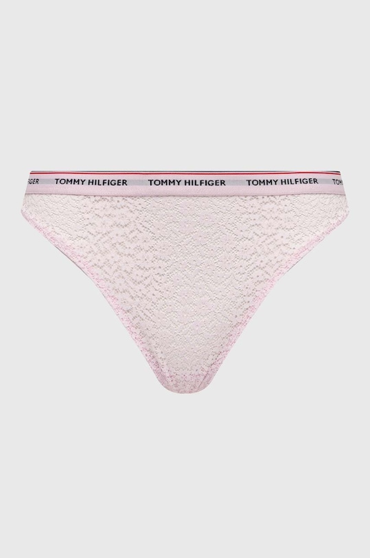 Odzież Tommy Hilfiger stringi 3-pack UW0UW04896 czerwony