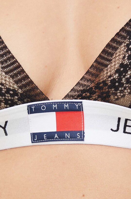 Tommy Jeans biustonosz czarny UW0UW04677