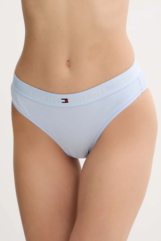 Трусы Tommy Hilfiger трикотаж голубой UW0UW04145