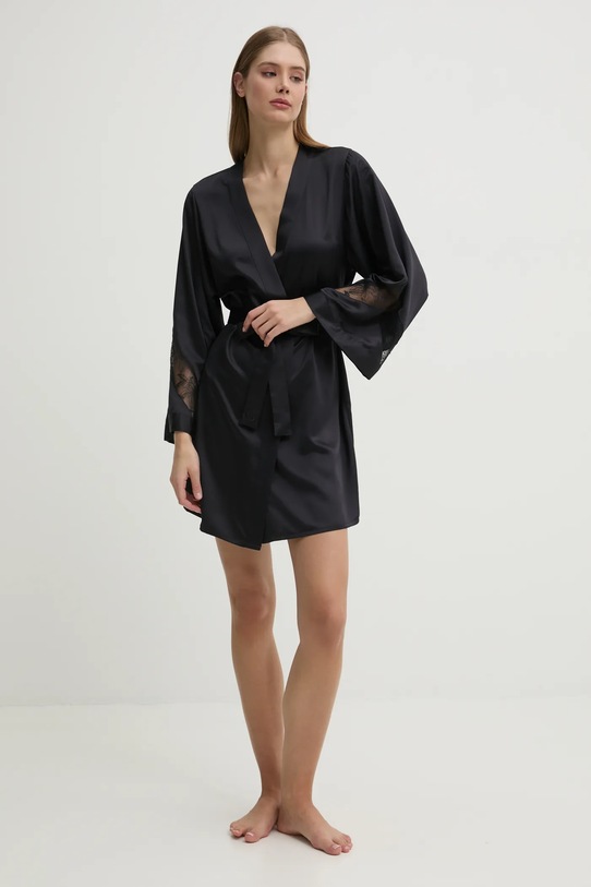 Kućni ogrtač Chantelle tkanina crna C11U50.011