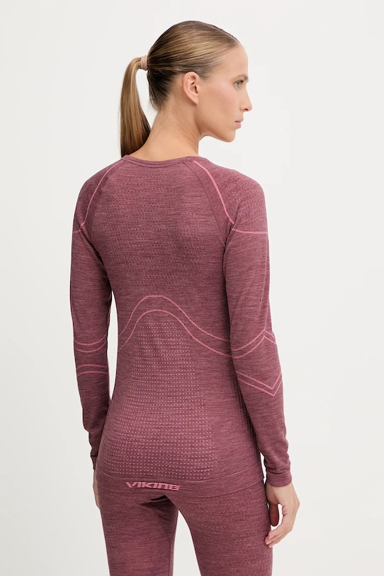 Odzież Viking longsleeve funkcyjny Lana Pro Merino 500.23.5758 czerwony