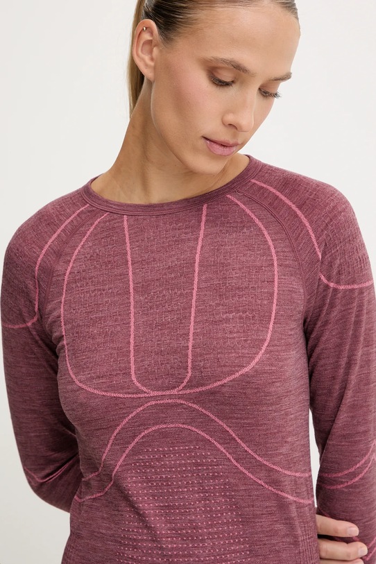 Viking longsleeve funkcyjny Lana Pro Merino czerwony 500.23.5758