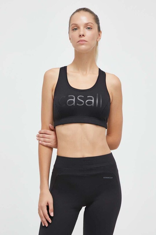 Спортивный бюстгальтер Casall Iconic мягкая чёрный 18850