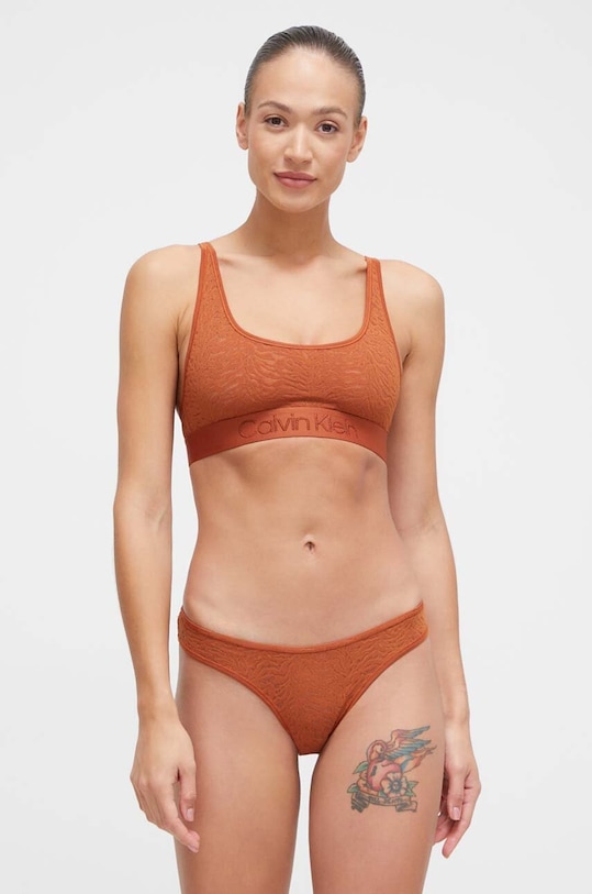 Oblečení Podprsenka Calvin Klein Underwear 000QF7340E oranžová