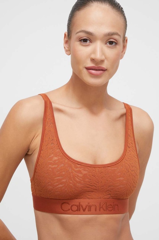 Podprsenka Calvin Klein Underwear oranžová 000QF7340E