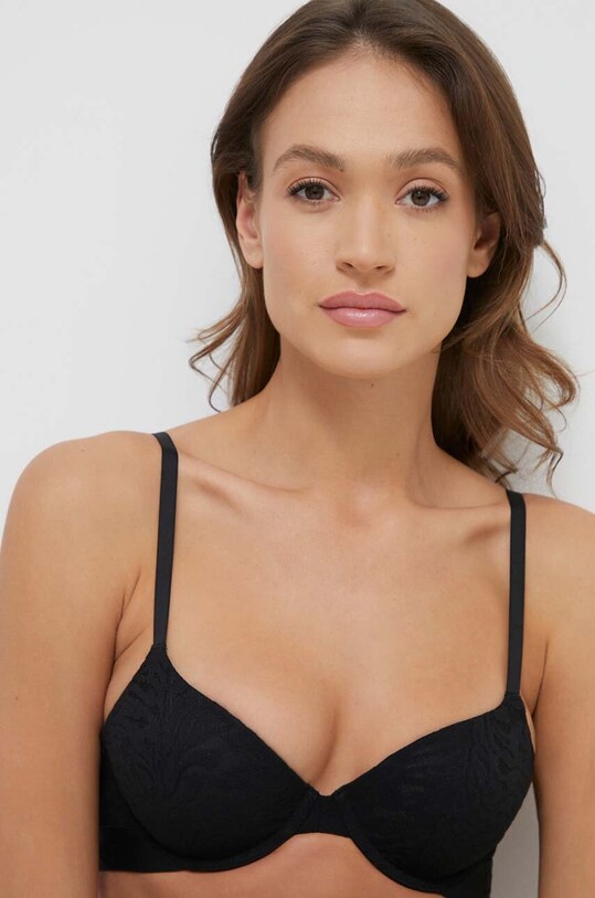 Бюстгальтер Calvin Klein Underwear кружево чёрный 000QF7344E