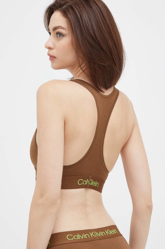 Podprsenka Calvin Klein Underwear 000QF7454E hnedá AW23