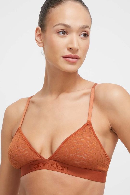 Calvin Klein Underwear biustonosz pomarańczowy 000QF7491E