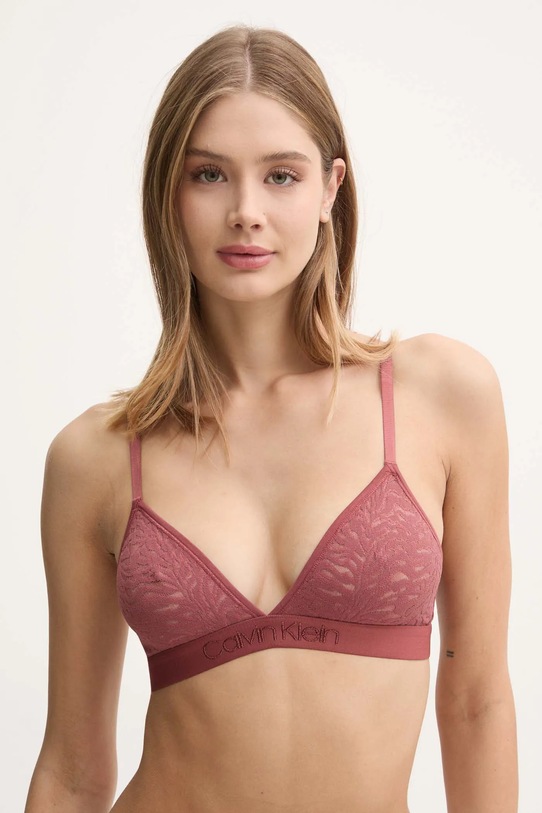 Calvin Klein Underwear biustonosz dzianina czerwony 000QF7491E