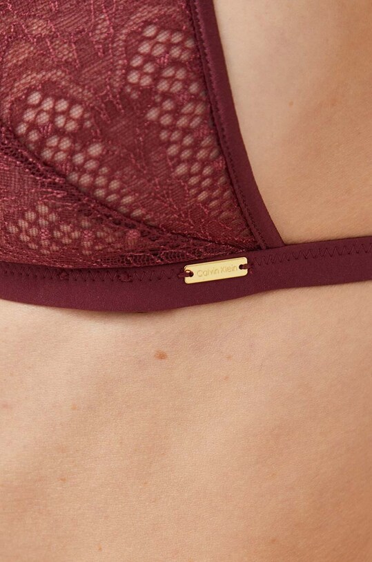 Odzież Calvin Klein Underwear biustonosz 000QF7498E bordowy