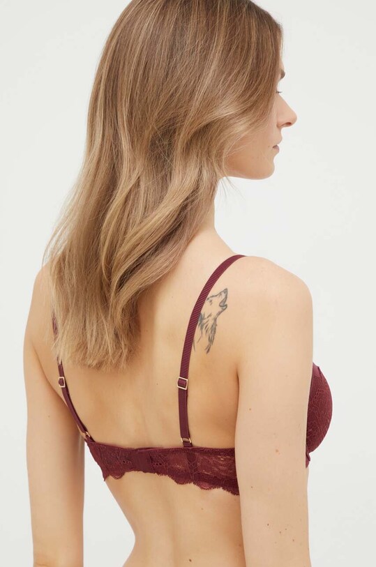 Calvin Klein Underwear sutien 000QF7500E burgundia AW23