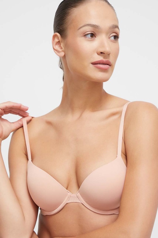 Calvin Klein Underwear biustonosz dzianina różowy 000QF9005E