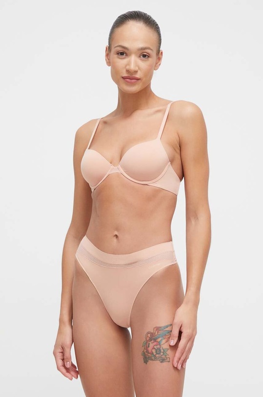Odzież Calvin Klein Underwear biustonosz 000QF9005E różowy