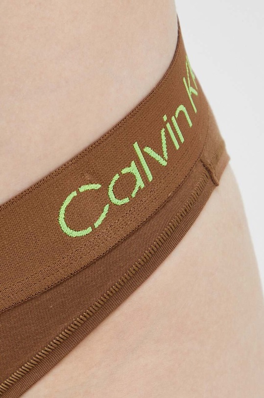 Бикини Calvin Klein Underwear кафяв 000QF7459E