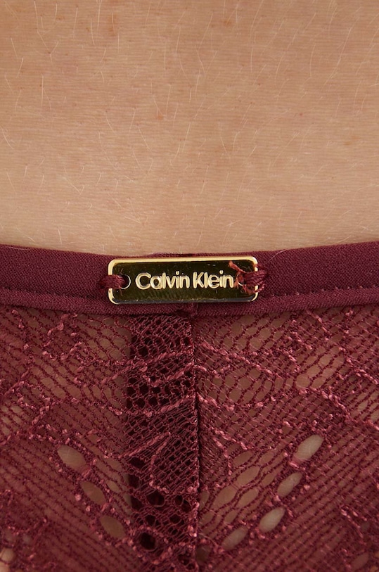 Calvin Klein Underwear stringi bordowy 000QF7502E