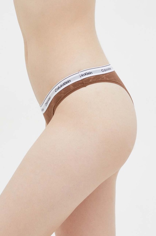 Calvin Klein Underwear figi 000QD5049E brązowy AW23