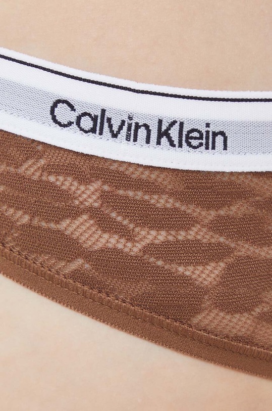 Oblečenie Tangá Calvin Klein Underwear 000QD5051E hnedá