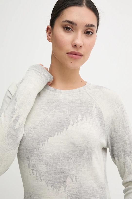 Smartwool longsleeve funcțional Classic Thermal Merino gri SW016370