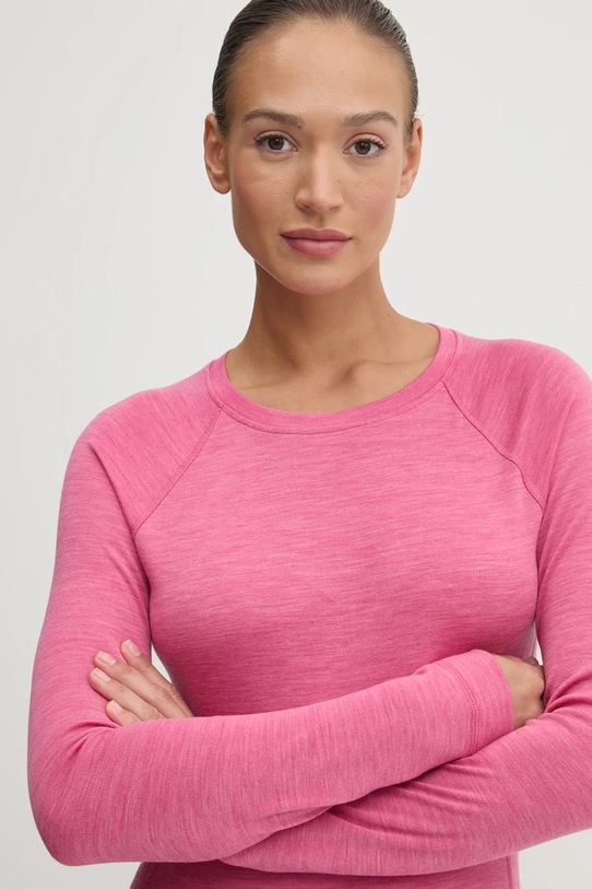 Smartwool longsleeve funcțional Classic Thermal Merino roz SW016370
