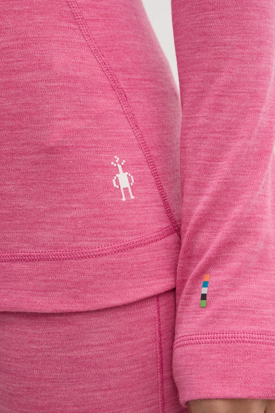Smartwool longsleeve funcțional Classic Thermal Merino SW016370 roz