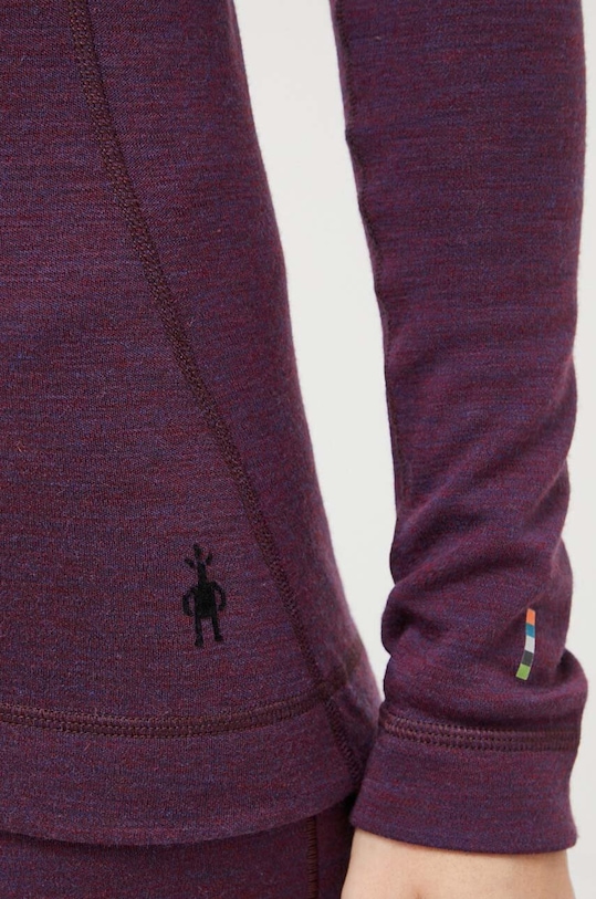 Smartwool longsleeve funcțional Classic Thermal Merino violet SW016370