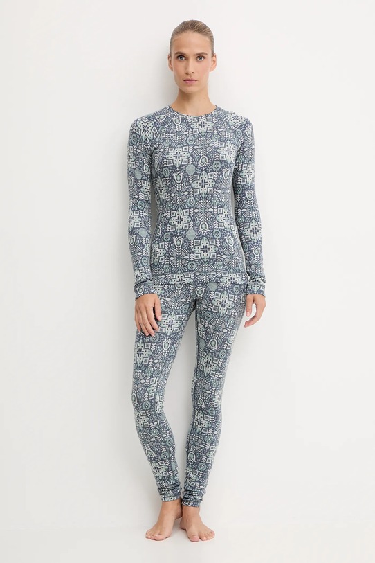 Funkčné tričko s dlhým rukávom Smartwool Classic Thermal Merino SW016370 tyrkysová AW25