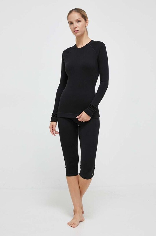 Smartwool longsleeve funcțional Classic Thermal Merino SW016370 negru AW24
