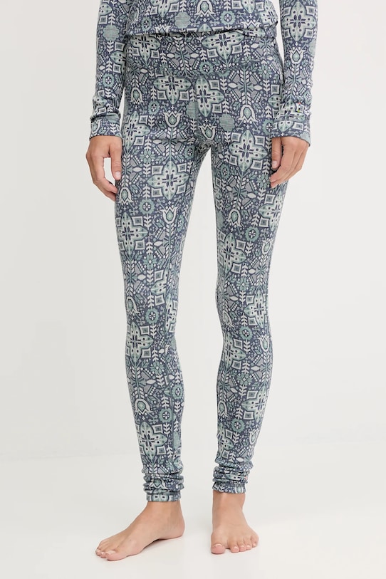 Funkčné legíny Smartwool Classic Thermal Merino Planet friendly tyrkysová SW018809