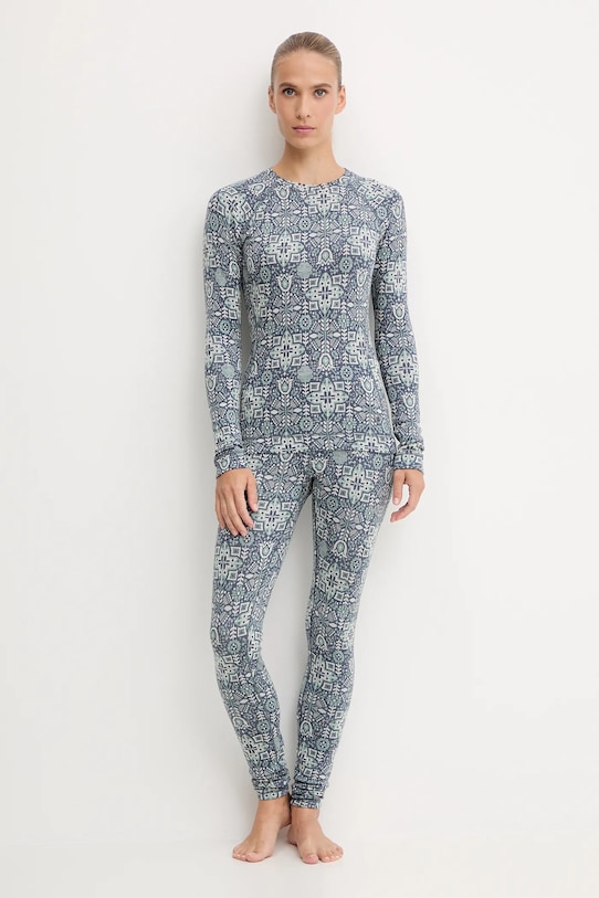 Funkčné legíny Smartwool Classic Thermal Merino SW018809 tyrkysová AW25