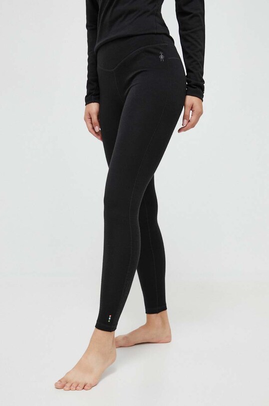 Smartwool legginsy funkcyjne Classic Thermal Merino Planet friendly czarny SW018809
