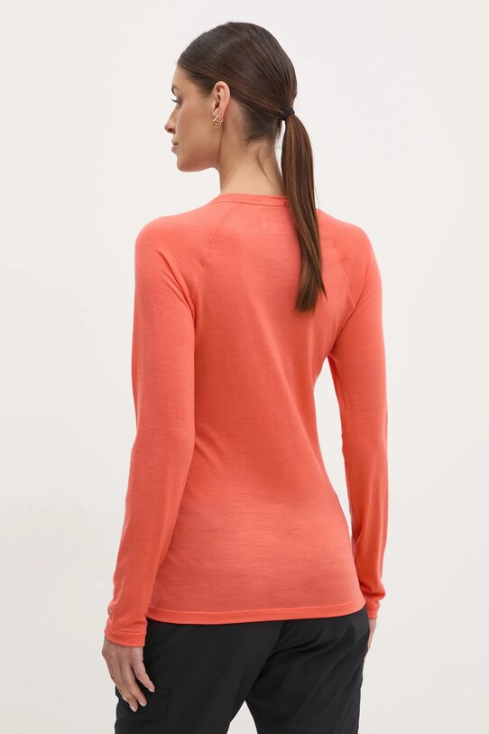 Oblečenie Smartwool funkčné tričko s dlhým rukávom Classic All-Season Merino SW016913 oranžová
