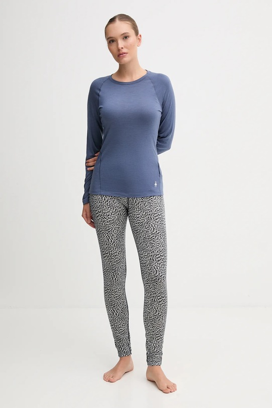 Smartwool longsleeve funkcyjny Classic All-Season Merino SW016913 niebieski AW25