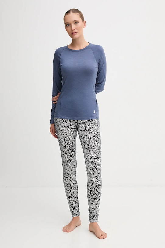 Smartwool longsleeve funkcyjny Classic All-Season Merino SW016913 niebieski AW25