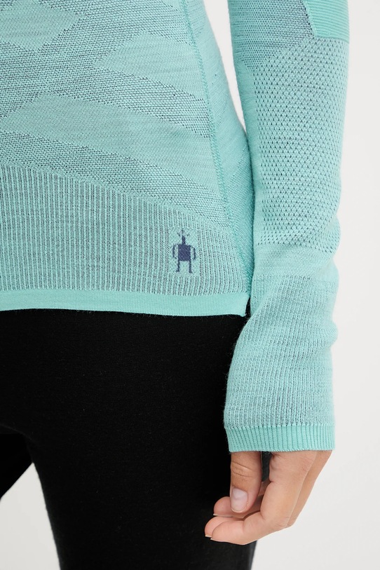 Smartwool longsleeve funcțional Intraknit Thermal Merino SW019284 turcoaz