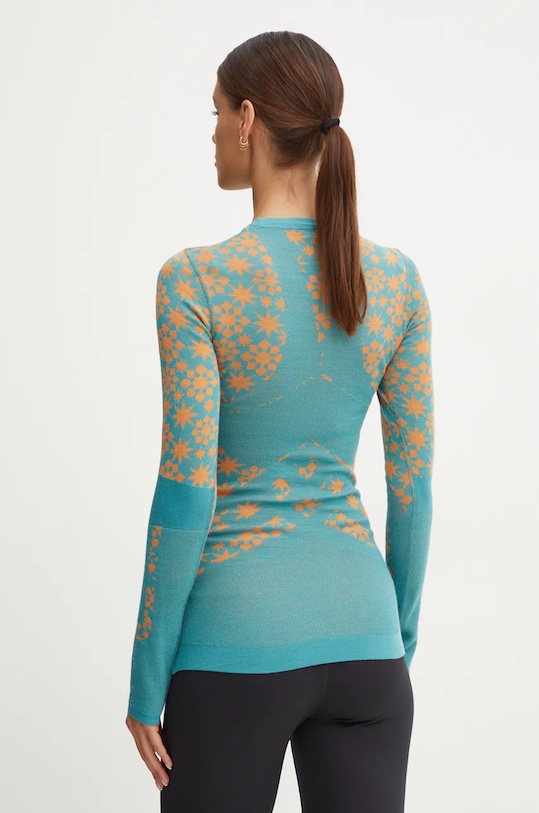 Îmbrăcăminte Smartwool longsleeve funcțional Intraknit Thermal Merino SW016412 turcoaz