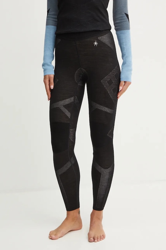 Funkcionalne tajice Smartwool Intraknit Thermal Merino donji dijelovi crna SW016828