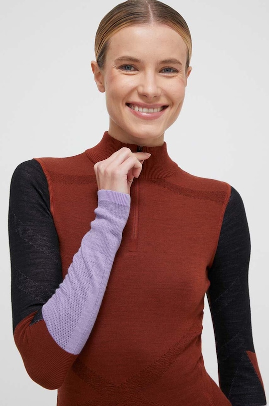 Funkční legíny Smartwool Intraknit Thermal Merino oranžová SW016828