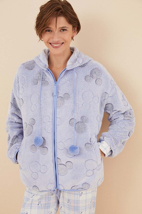 Župan women'secret Mickey Mouse pletenina modrá 4416253