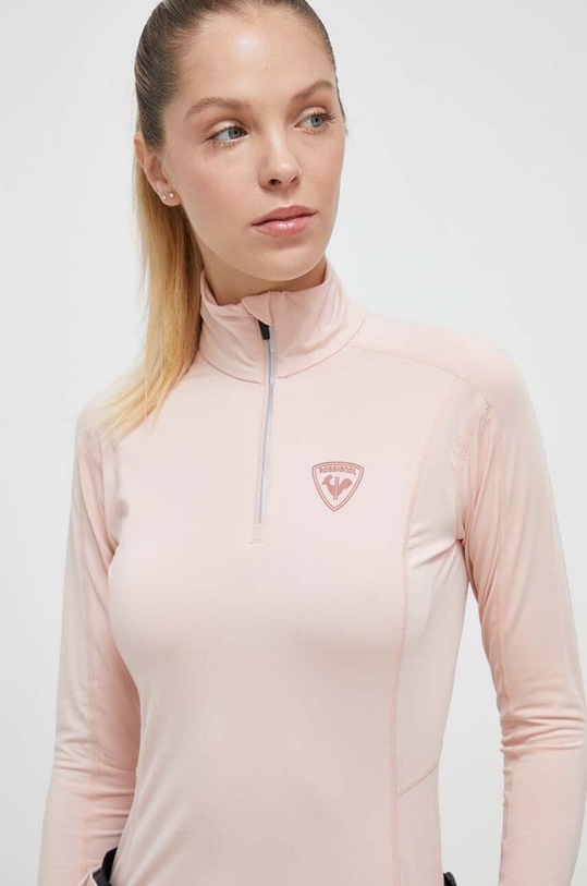 Rossignol longsleeve funcțional Classique roz RLMWL08