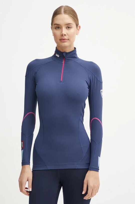 Rossignol longsleeve funkcyjny Infini Compression Race RLMWL17 granatowy AW24