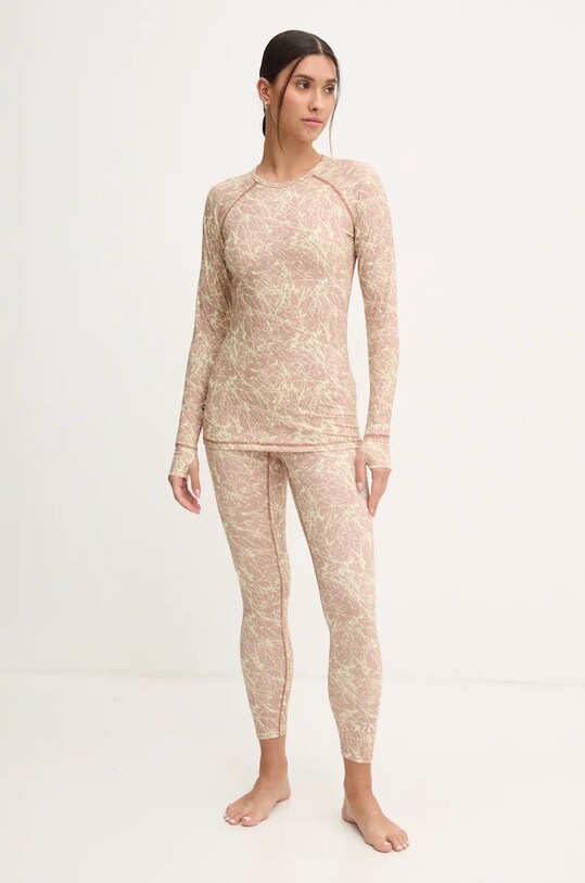 Функціональний лонгслів Picture Milita Printed WTS500 бежевий AW24