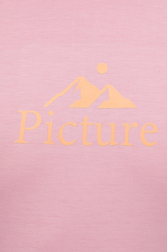 Picture longsleeve funkcyjny Milita różowy WTS501