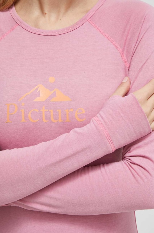 Picture longsleeve funkcyjny Milita WTS501 różowy