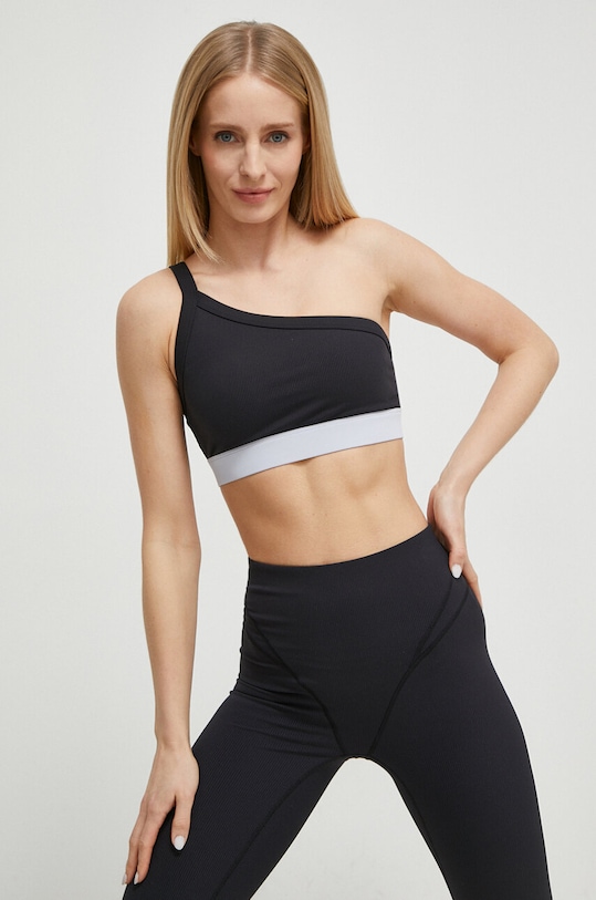 P.E Nation sutien yoga Mark One usor rigidizat negru 234C246